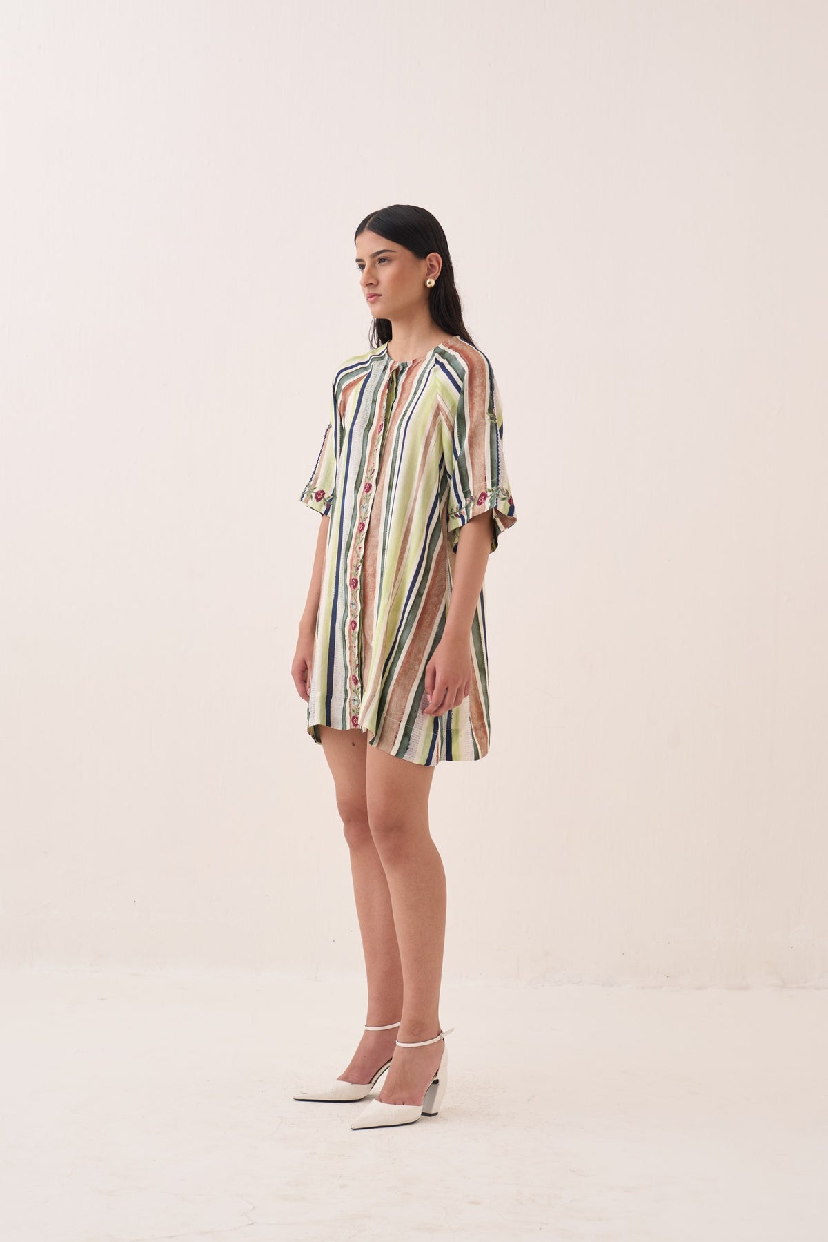 rekha short a-line dress — image 2
