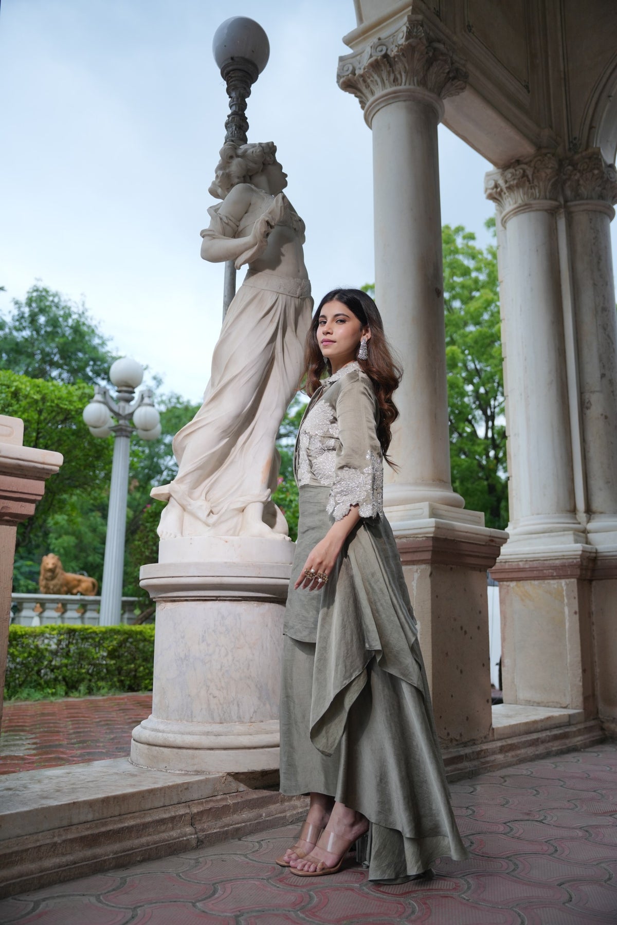 moonlit grace skirt set — image 2