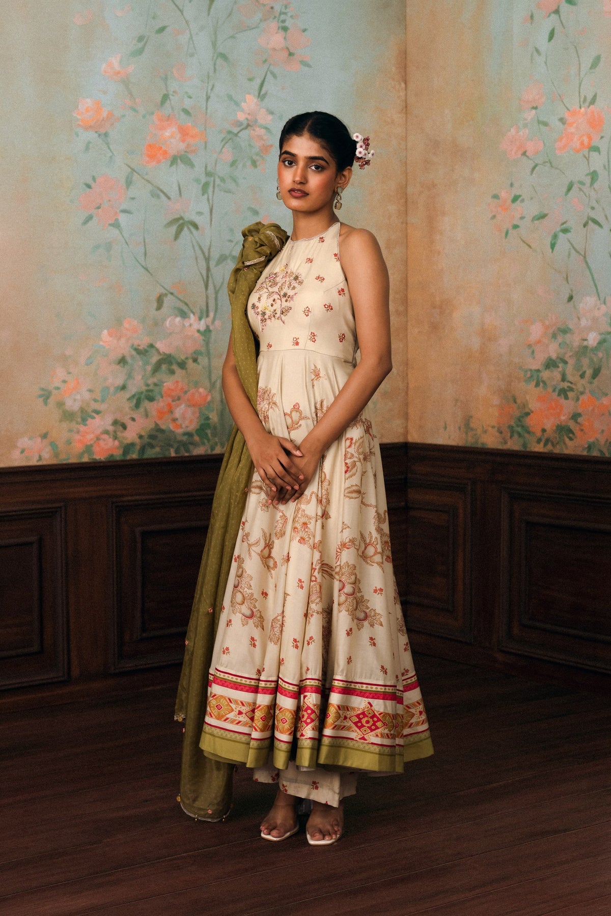 delphine anarkali set, image 2