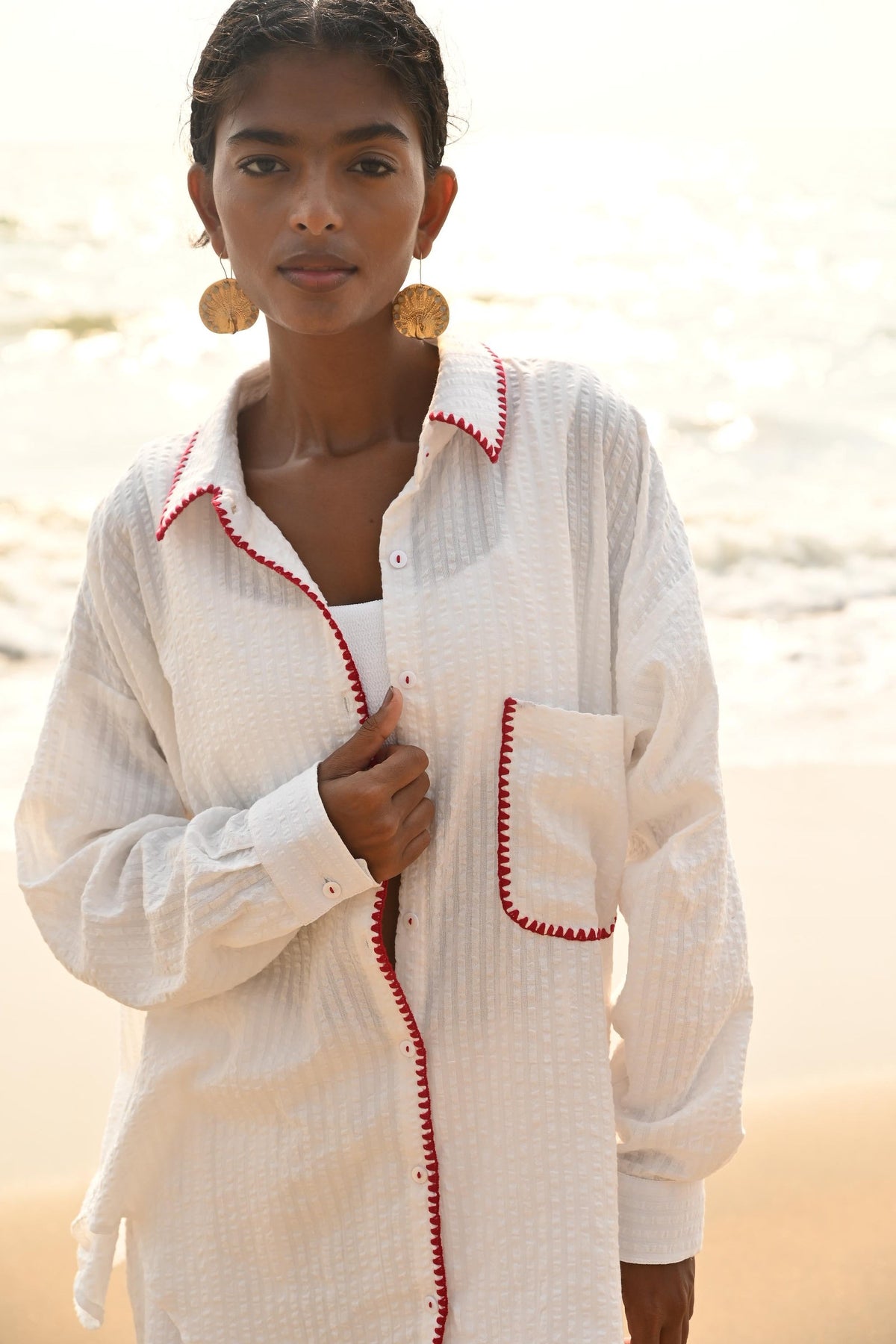 aster embroidered shirt, image 2