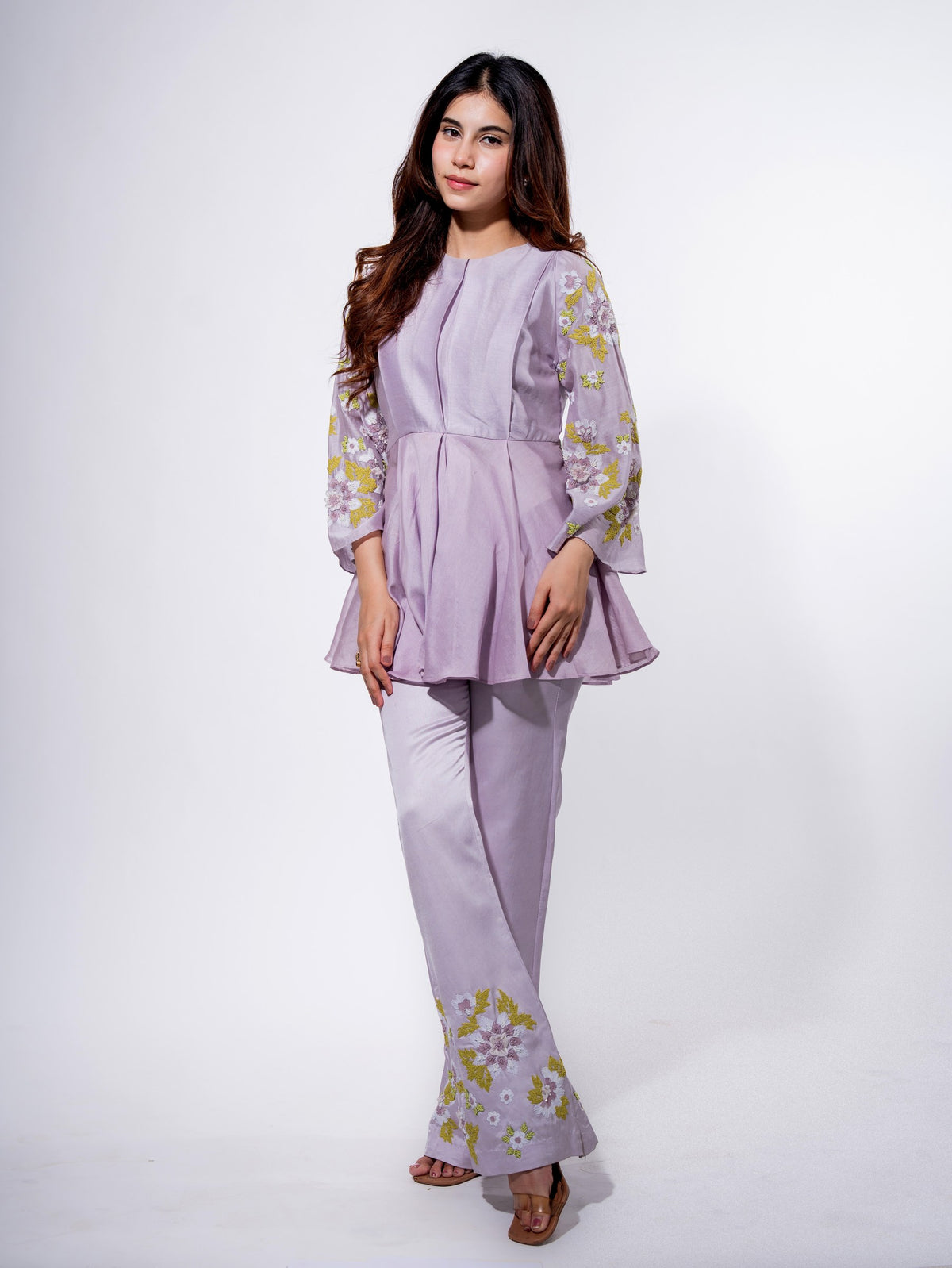 petal poise peplum set — image 2