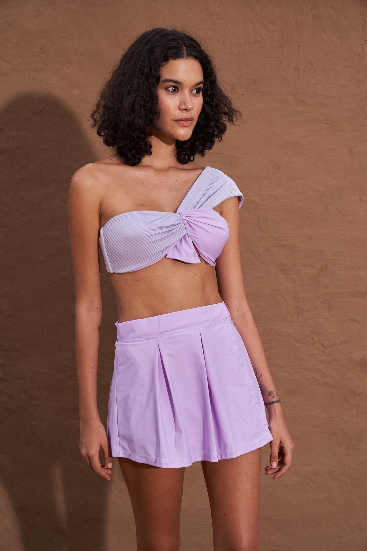 kira knotted one shoulder top, image 2