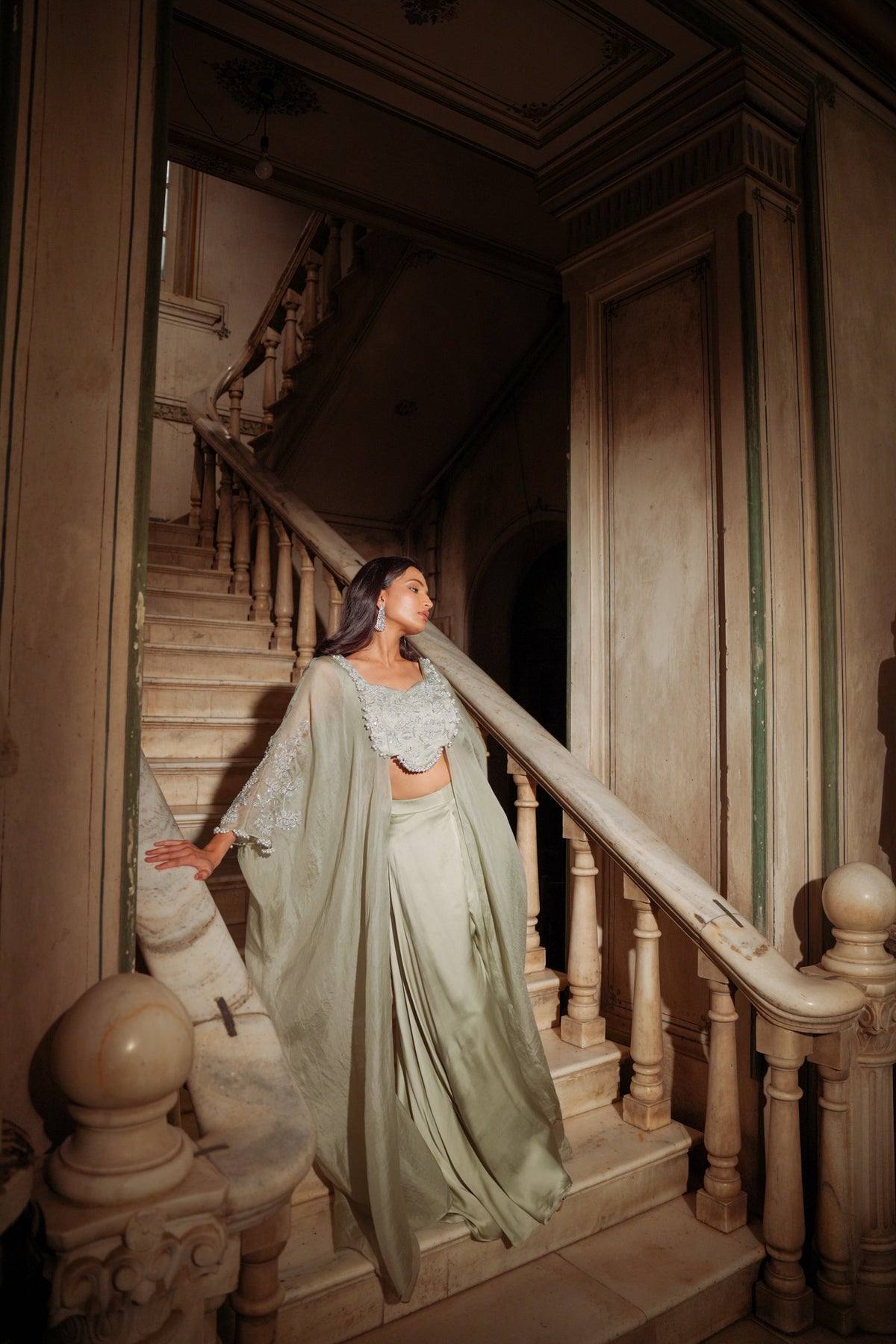 moonlit veil cape set — image 2