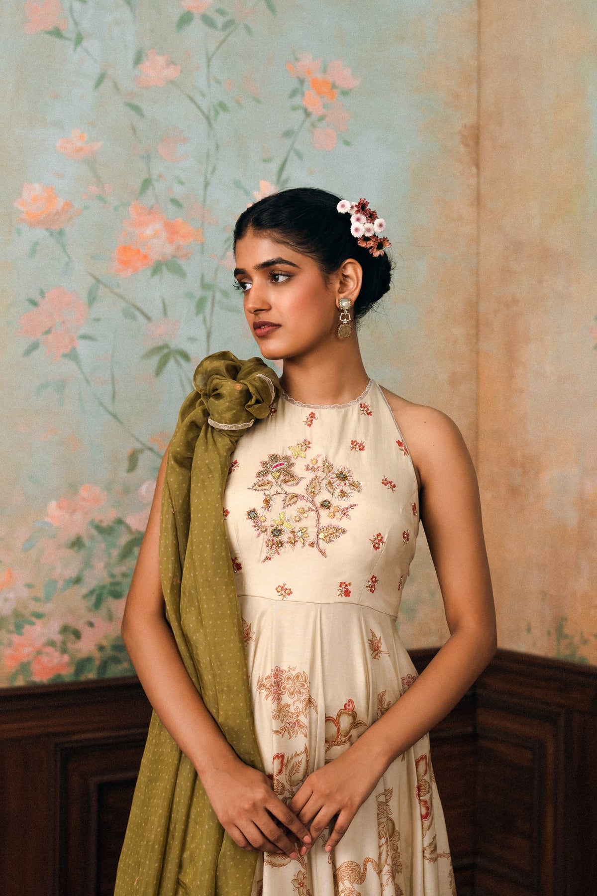 delphine anarkali set, image 3