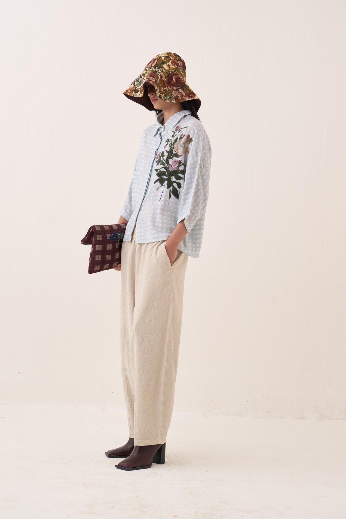 gingham ae shirt set — image 3