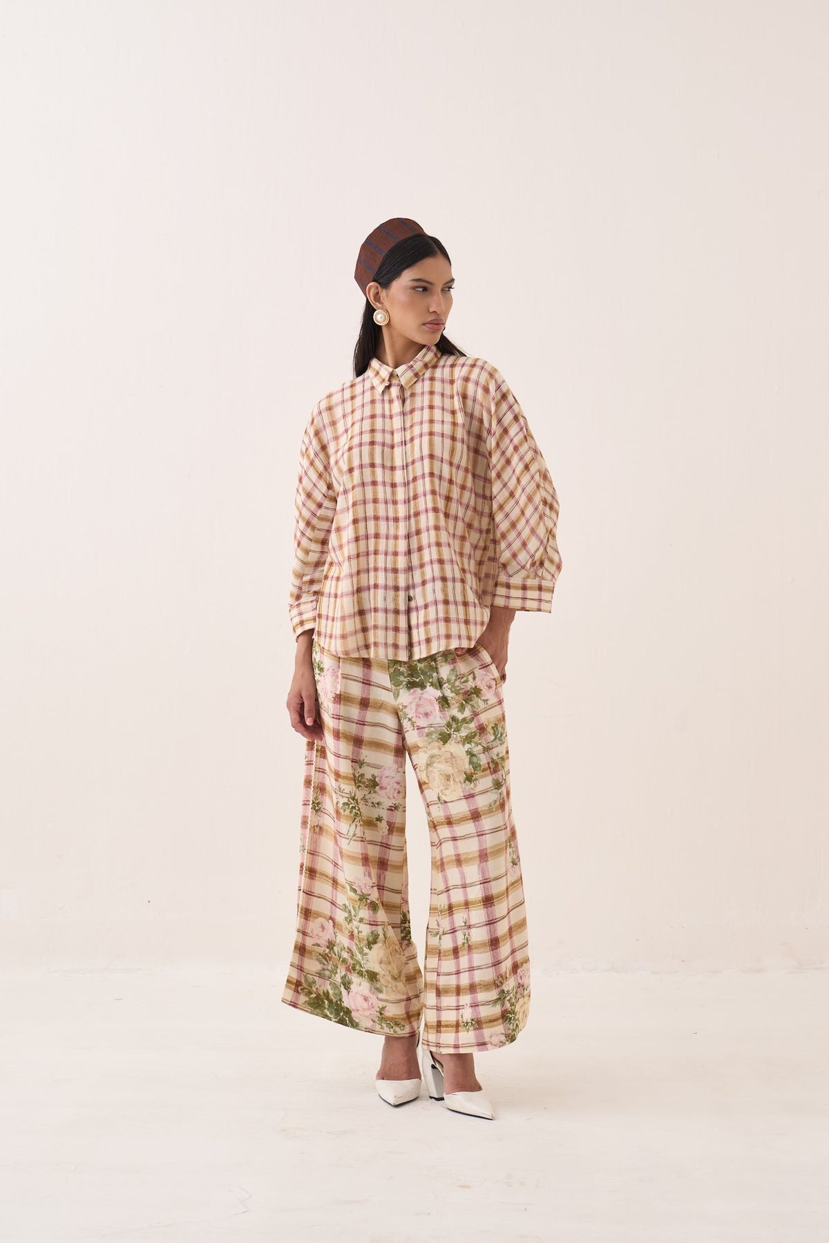 jaali rose culottes — image 3