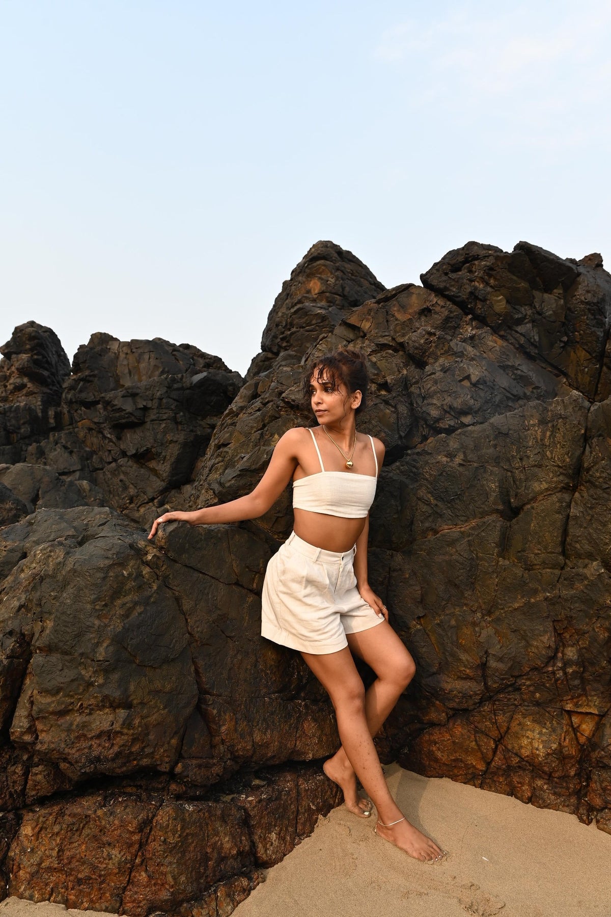 willow darted shorts, image 3