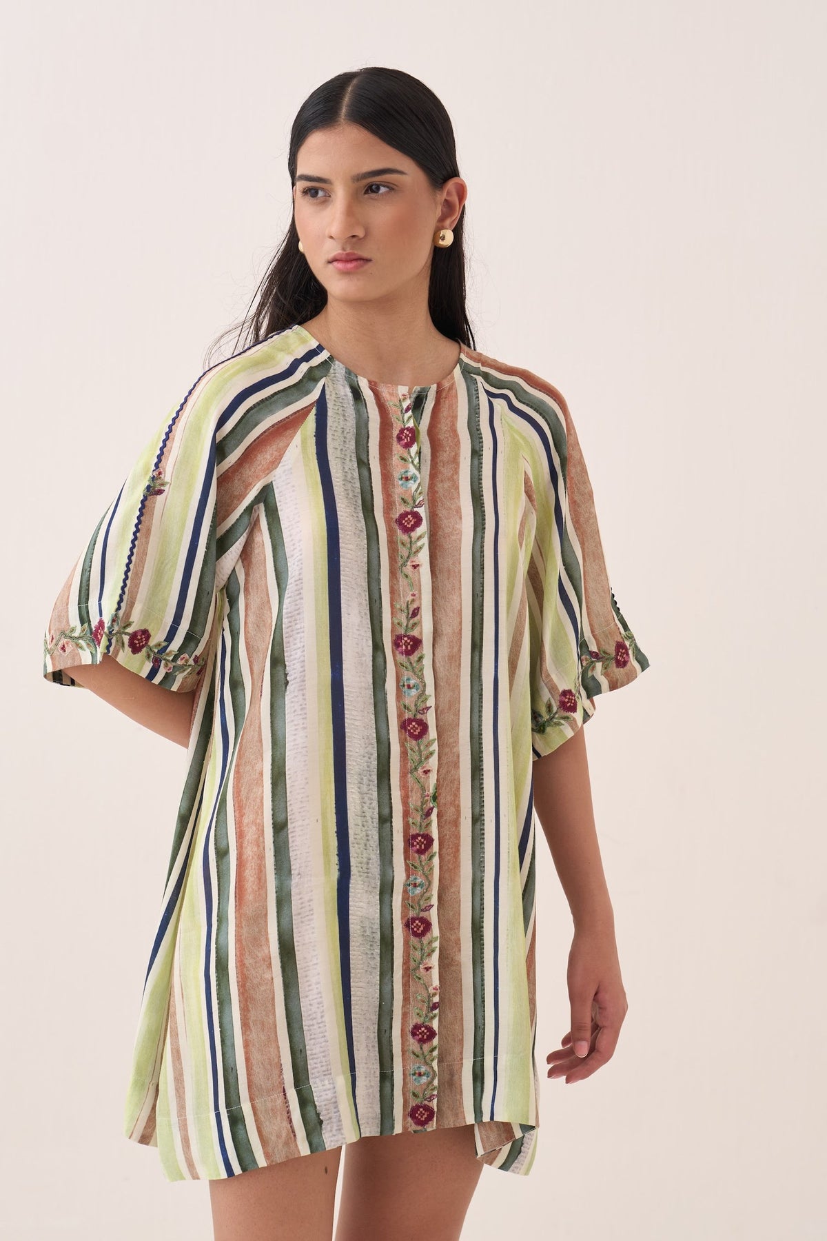 rekha short a-line dress — image 3