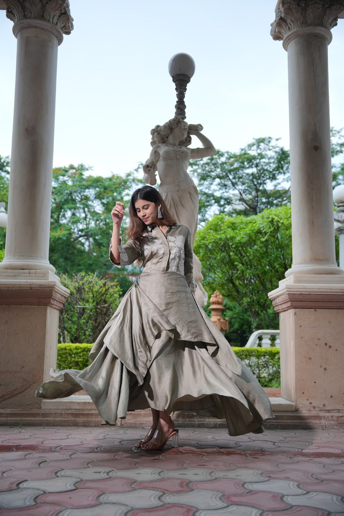 moonlit grace skirt set — image 3