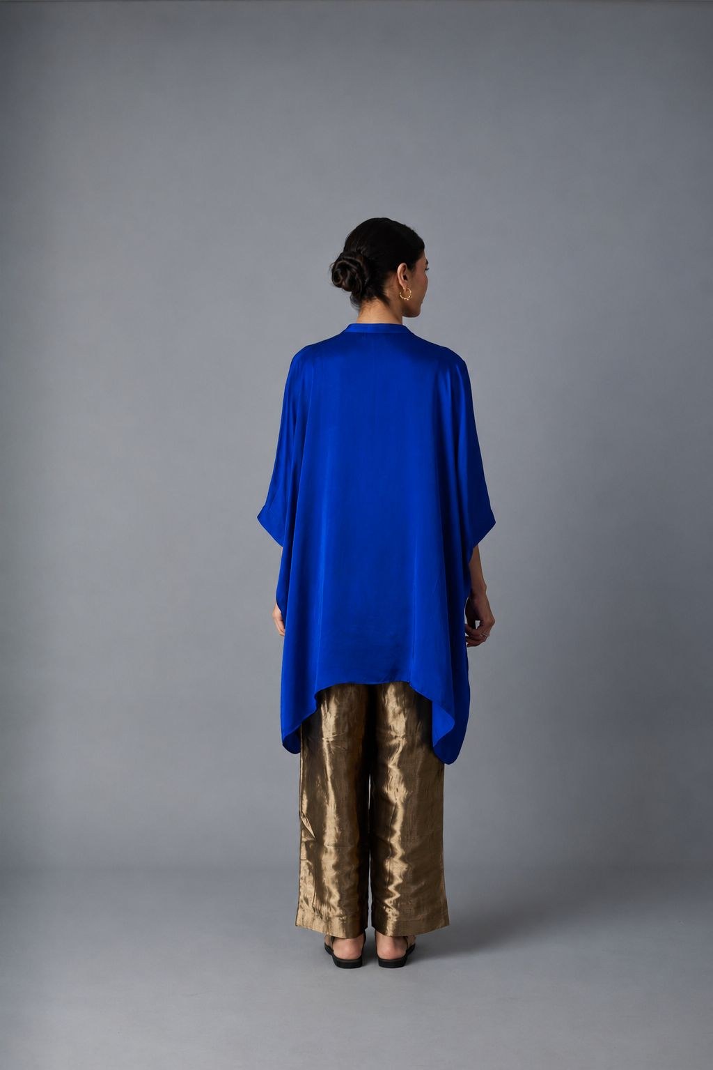 zoha anti-fit shirt in royal blue, image 4