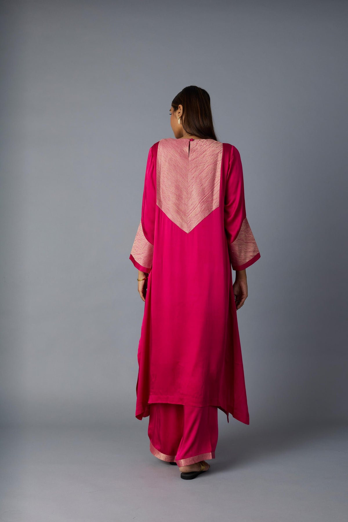 rasna co-ord set in pink, image 4