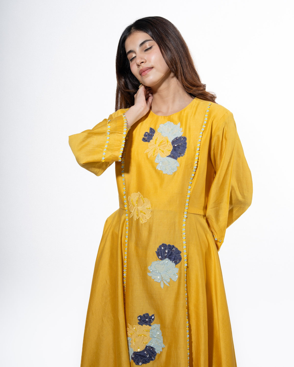 blush bloom kurta set — image 4