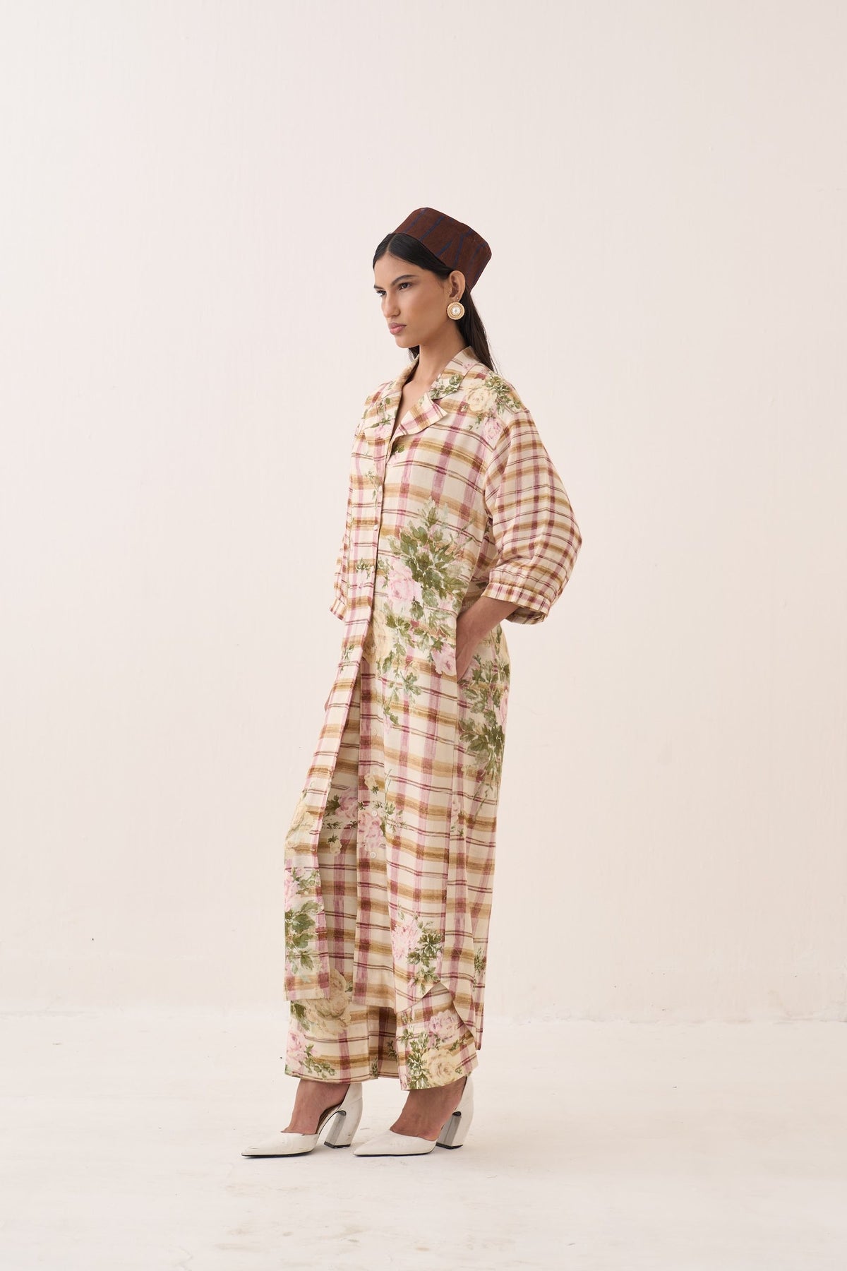 jaali trench jacket set — image 4