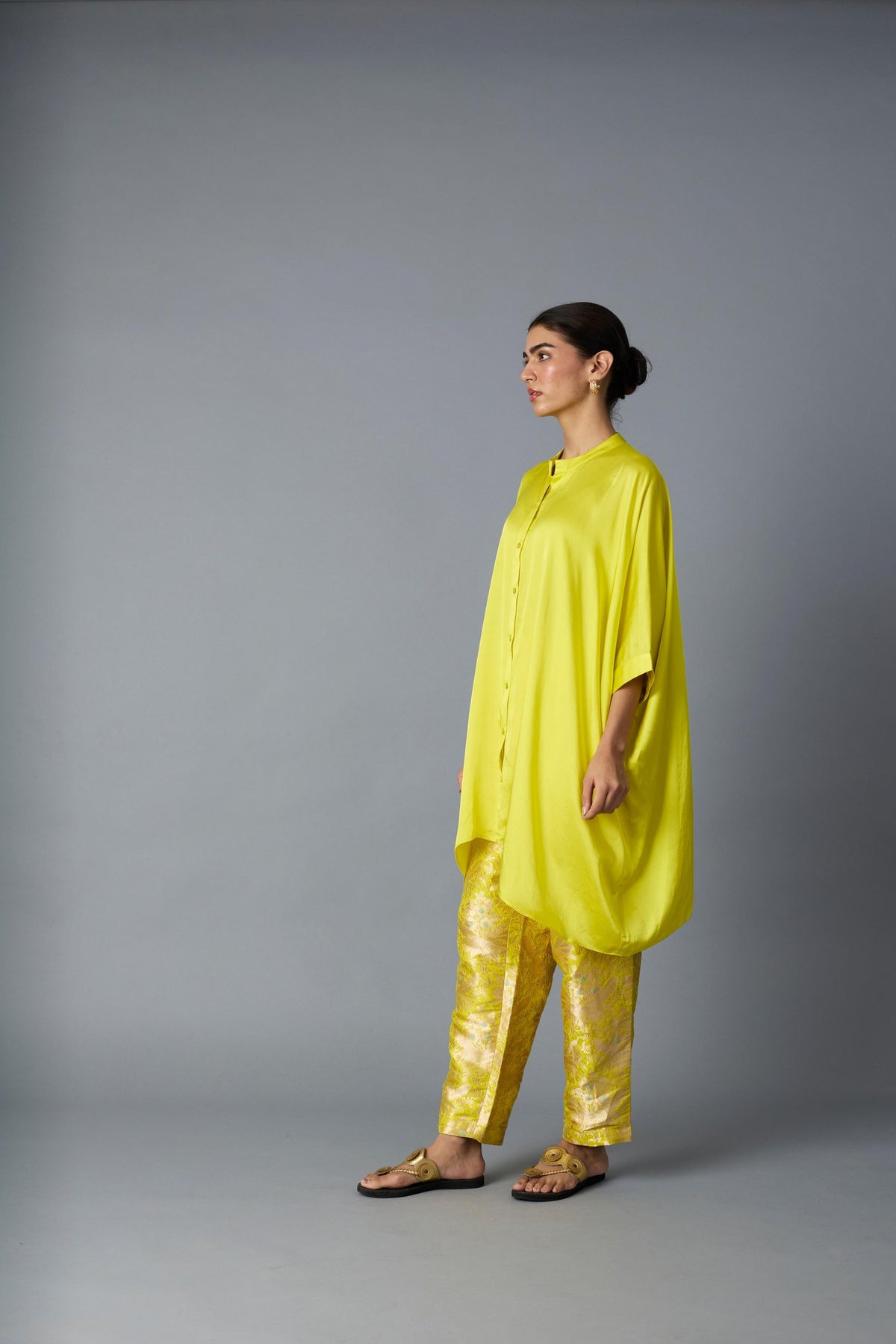 zoha anti-fit shirt in lime, image 4