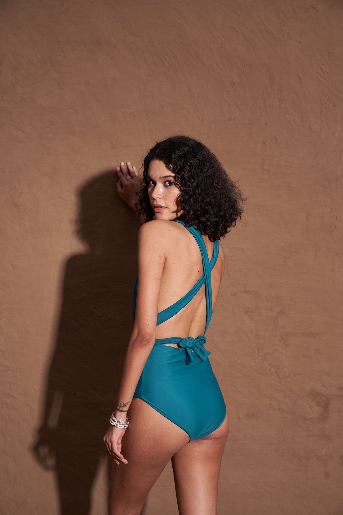 trilogy one piece in teal, image 4