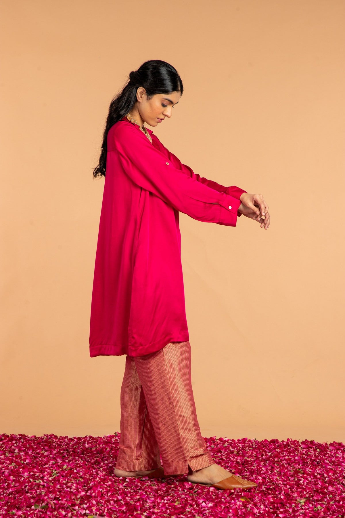 basic collared kurta, image 4