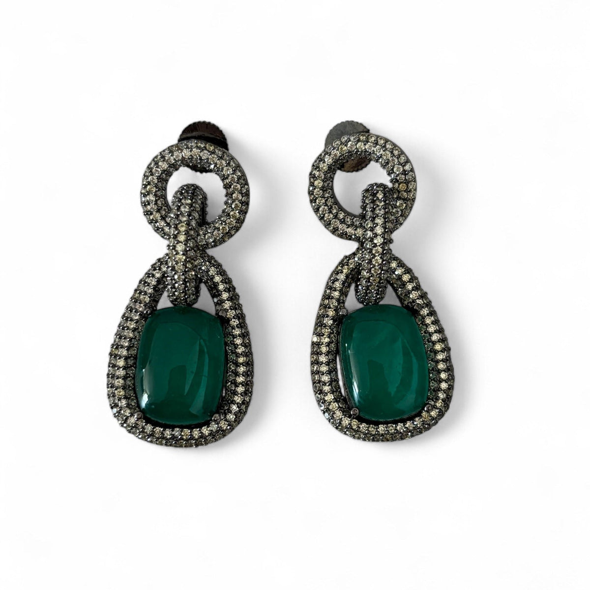 circle drop earrings, image 4
