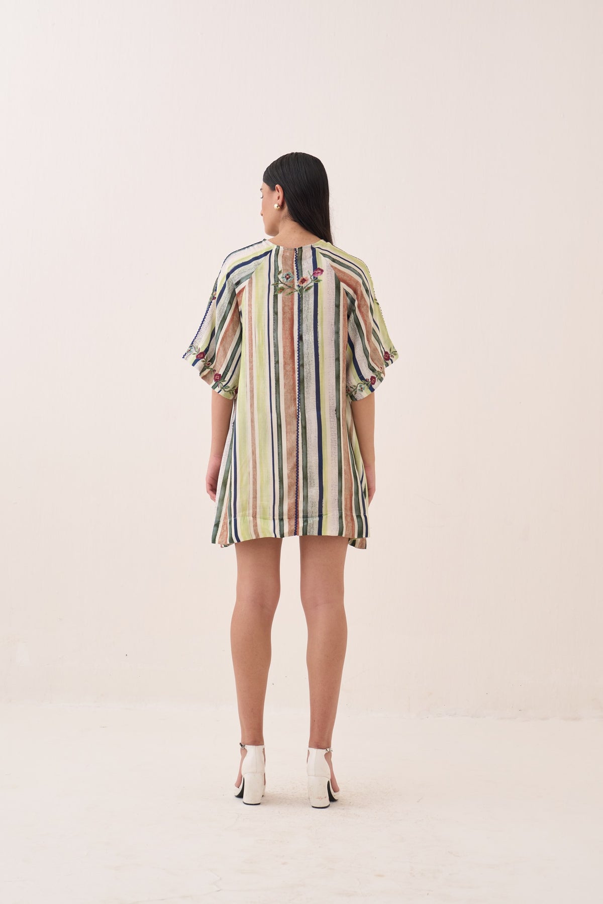 rekha short a-line dress — image 5