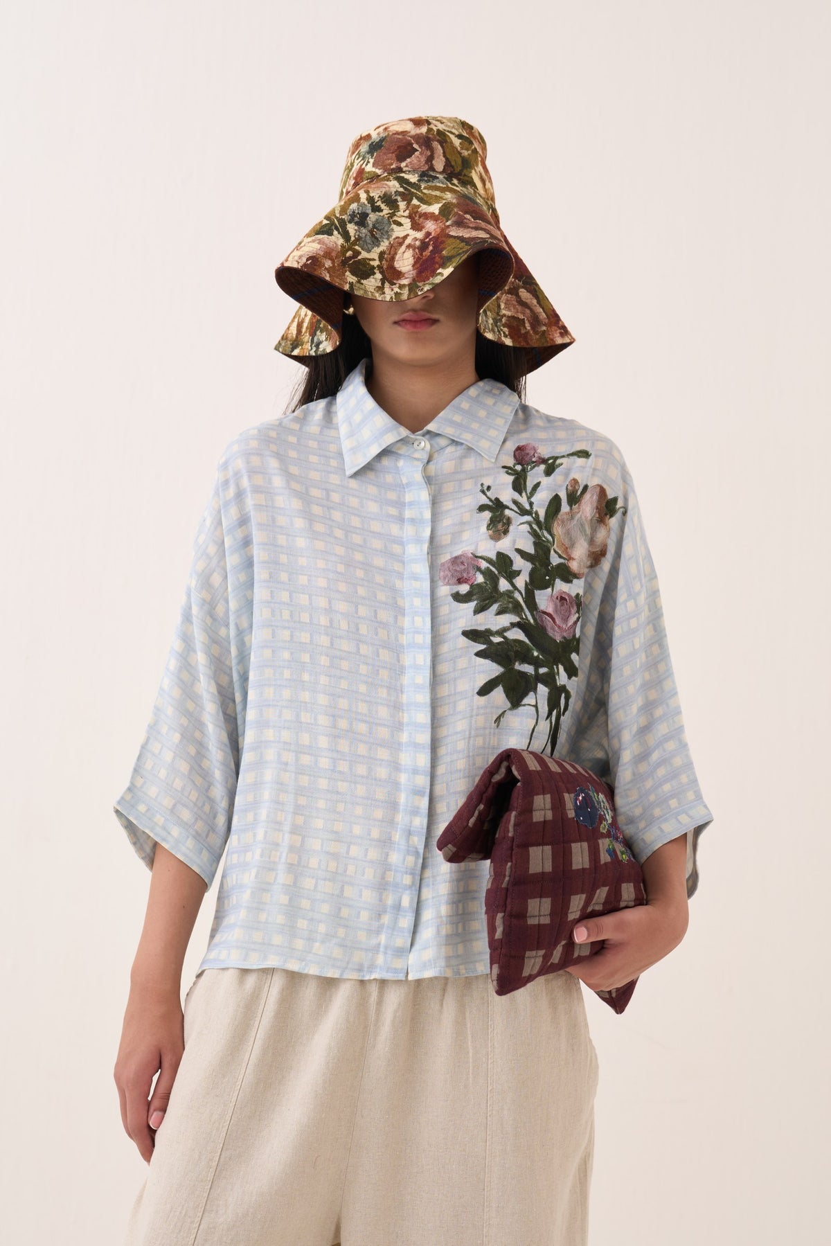 gingham ae shirt set — image 5