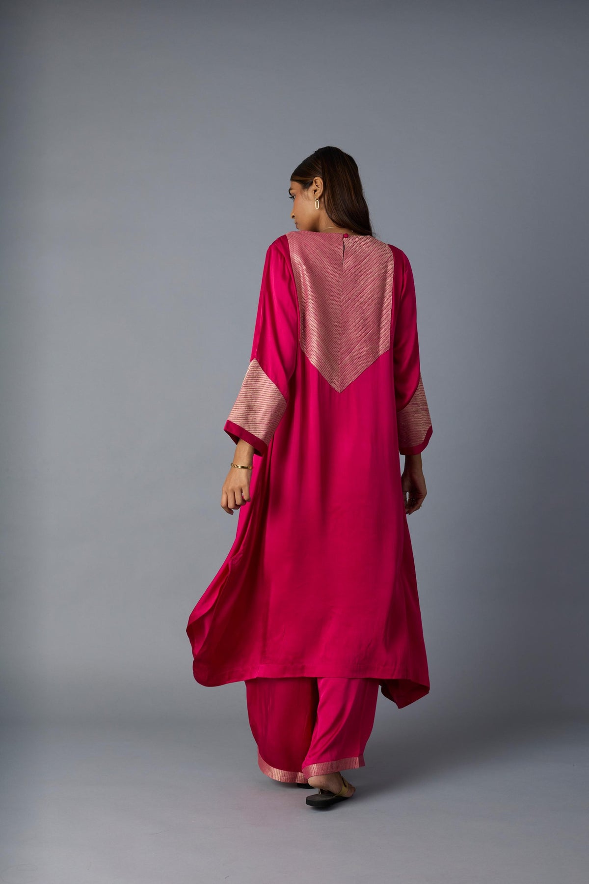 rasna co-ord set in pink, image 5