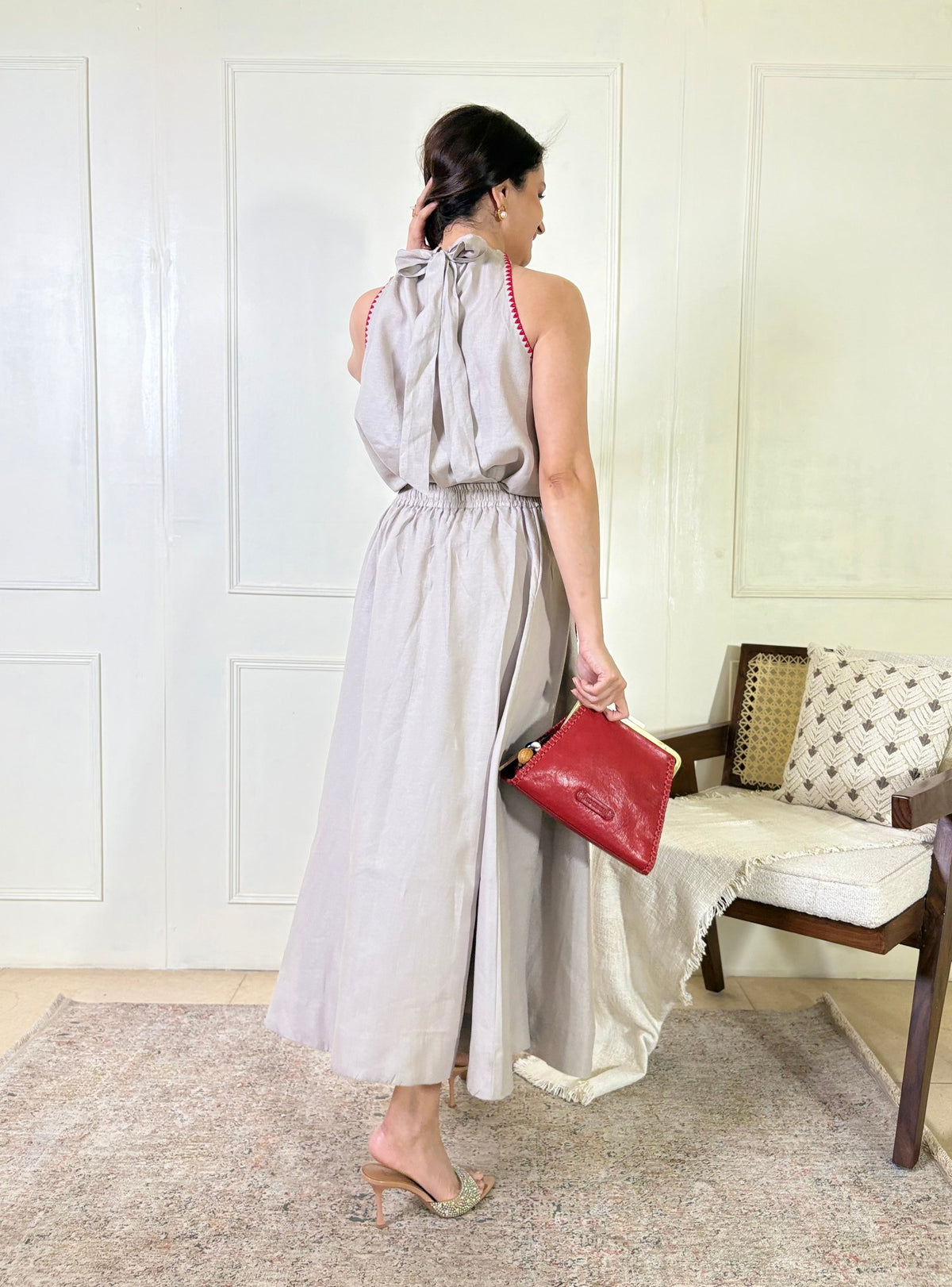 verve maxi skirt halter set, image 5