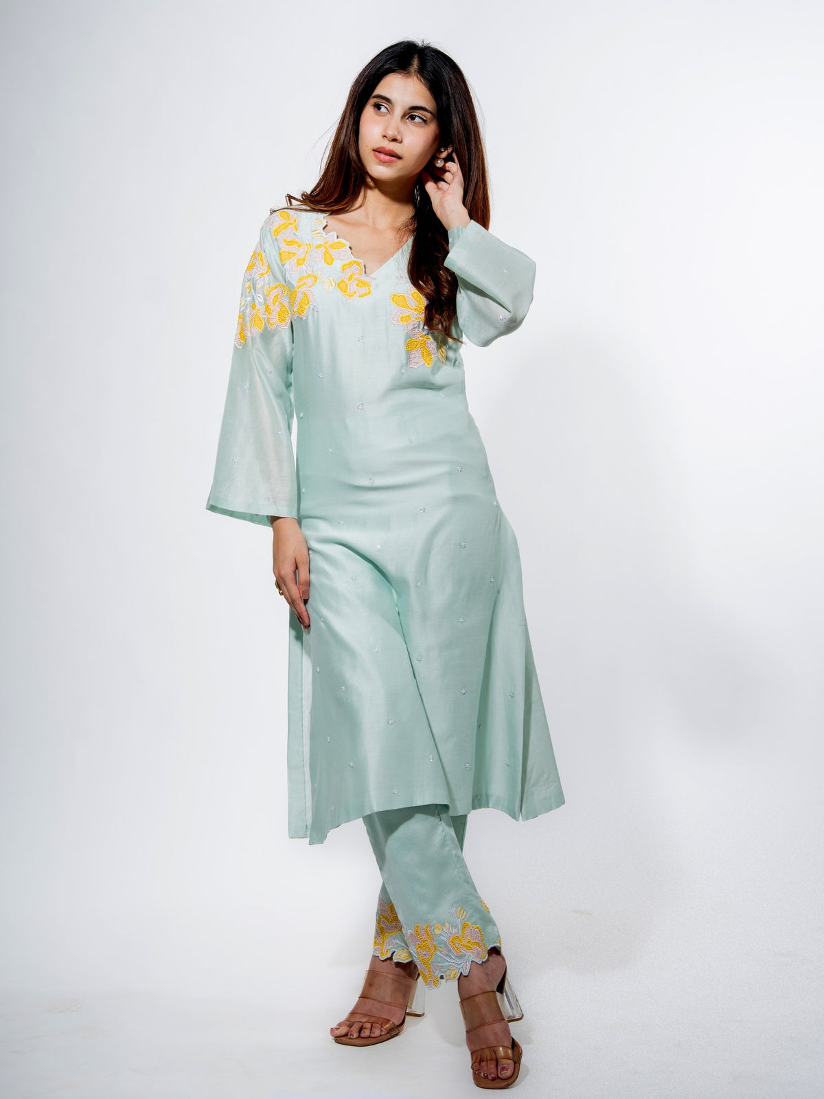 wisteria bloom kurta set — image 5