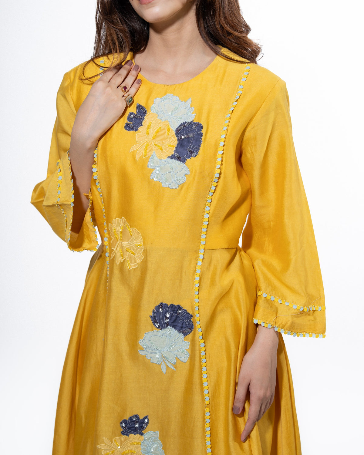 blush bloom kurta set — image 5