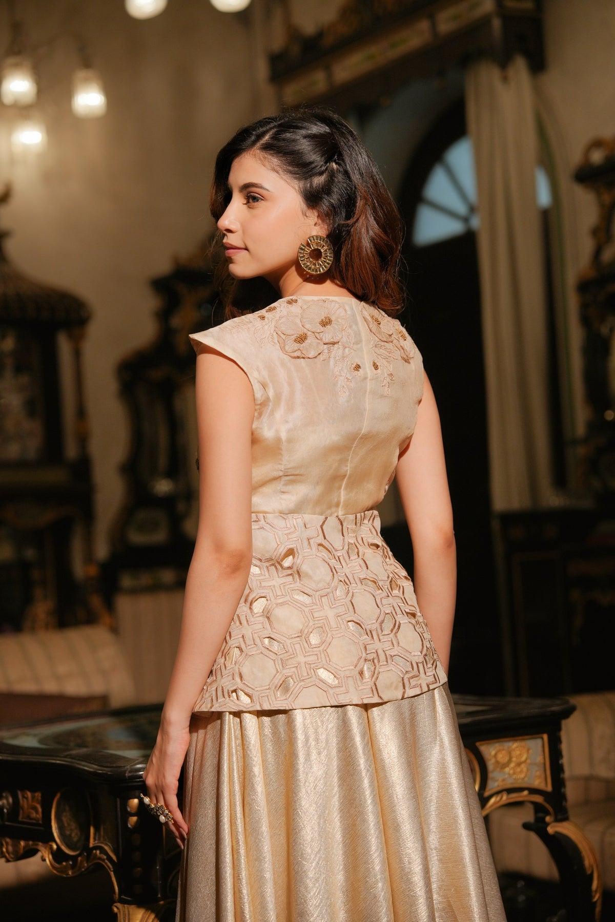 guilded bloom drape set — image 5