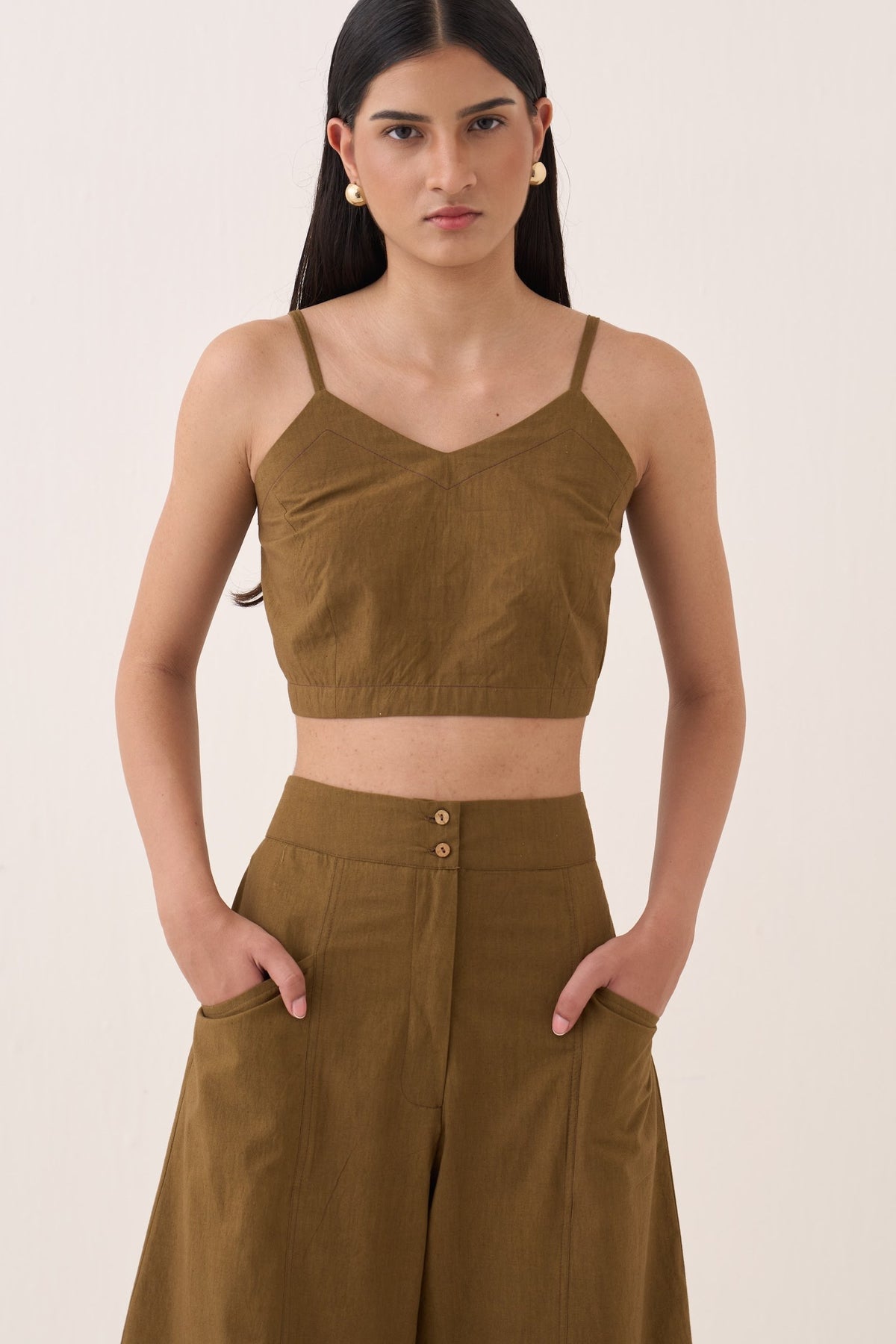 sage bralette top set — image 6