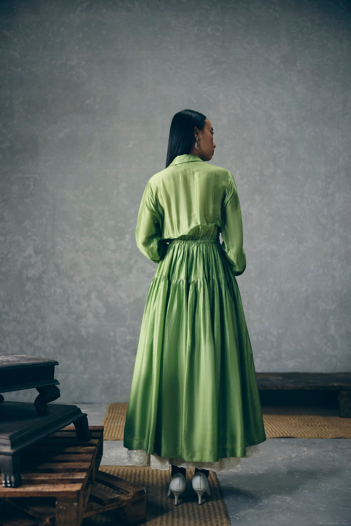 elina dress in green, image 6