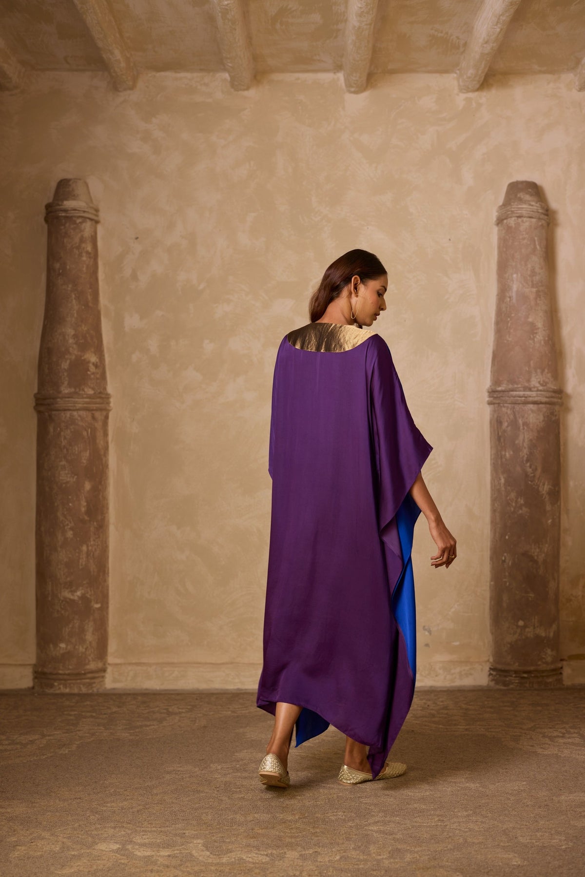haar kaftan in royal blue, image 7