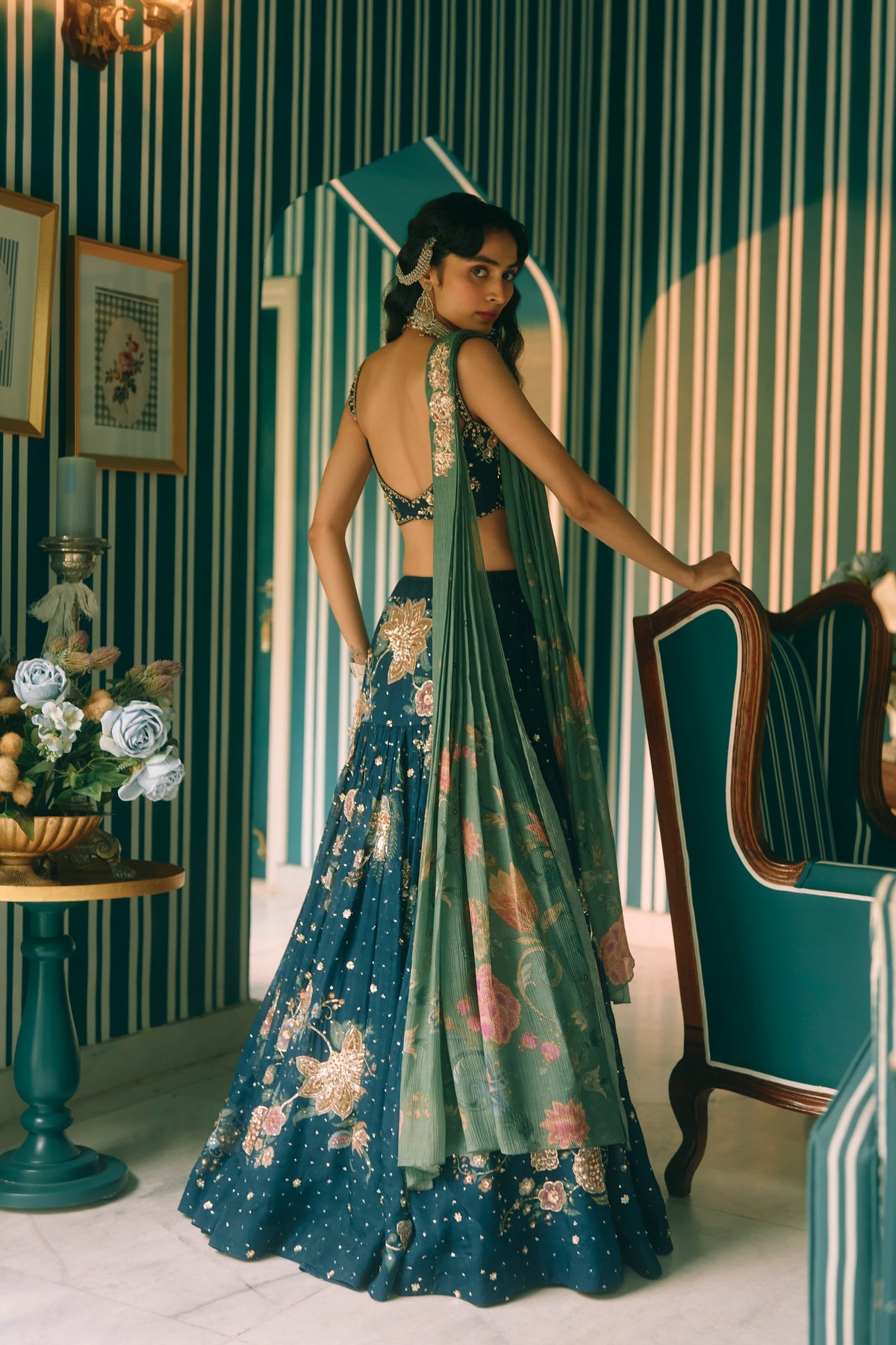whimsy lehenga set, image 7