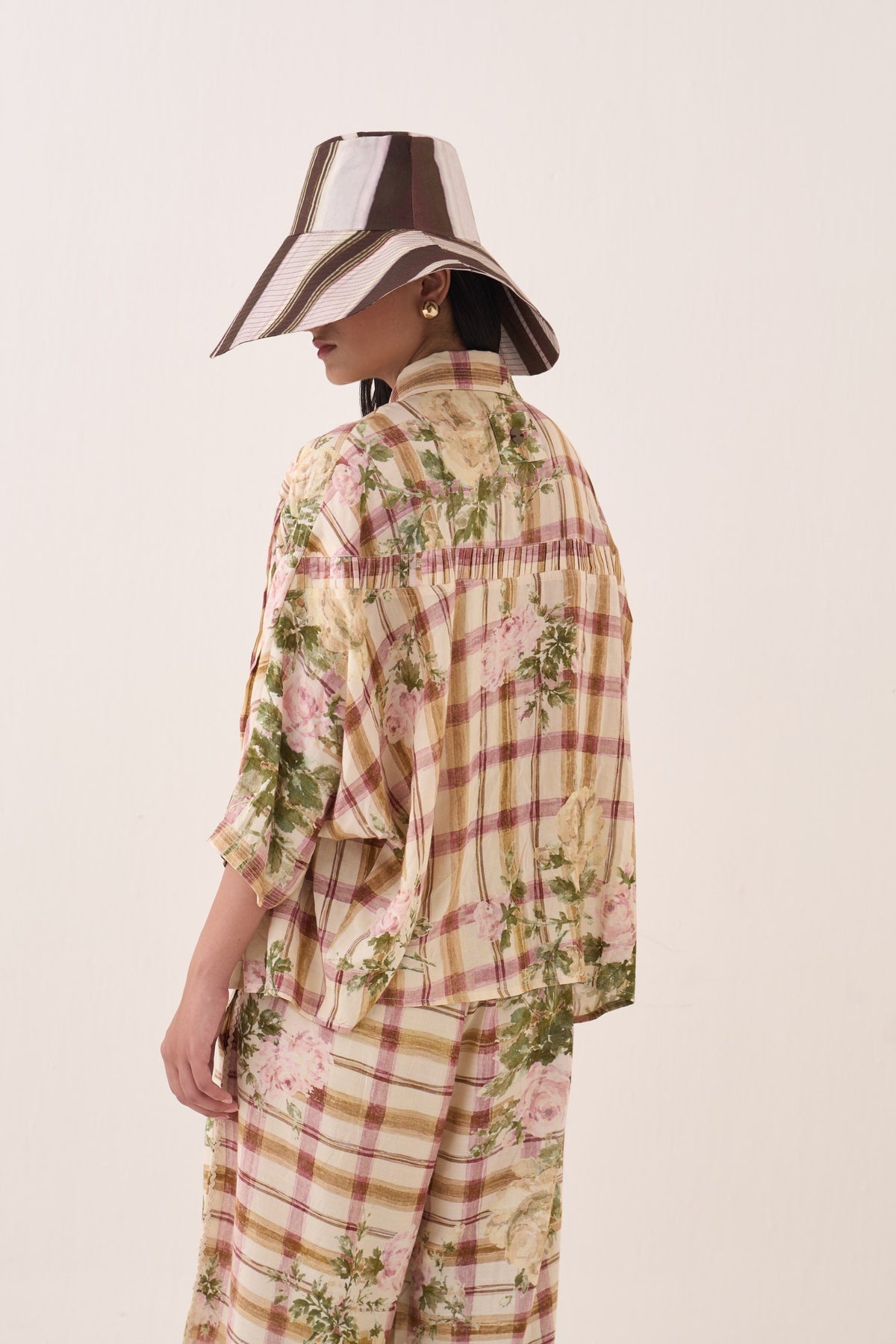 jaali rose pintuck shirt set — image 7