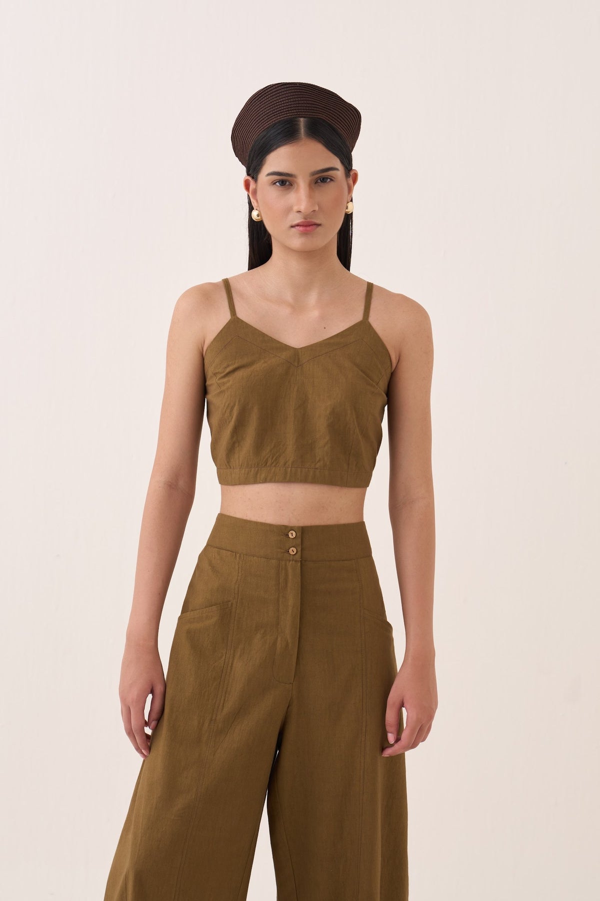 sage bralette top set — image 7