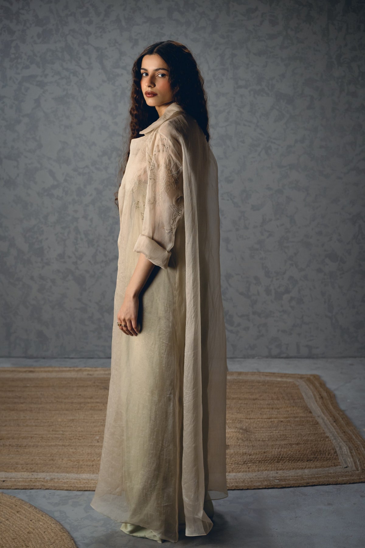 shinju jumpsuit set in mint, image 7