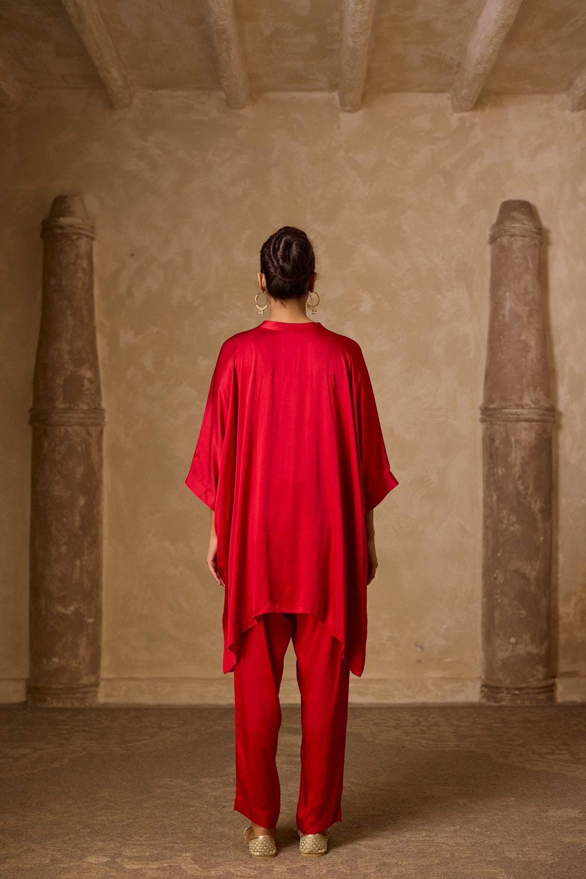 zoha anti-fit shirt set in red, image 7