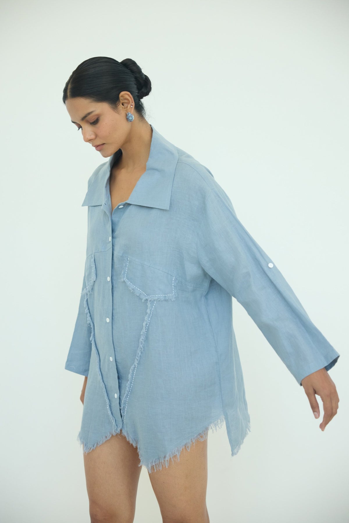 muffu fringe shirt dress, image 9