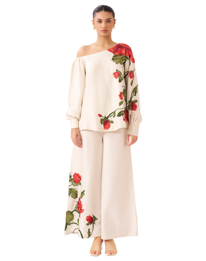 Poppy Core Cape Top