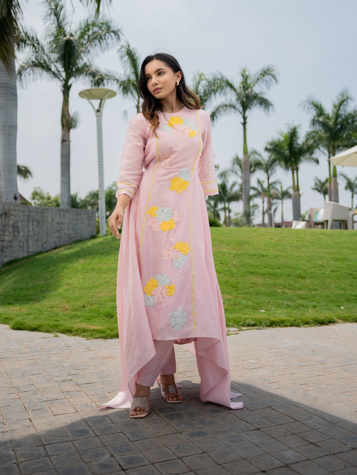 blush bloom kurta set — image 10