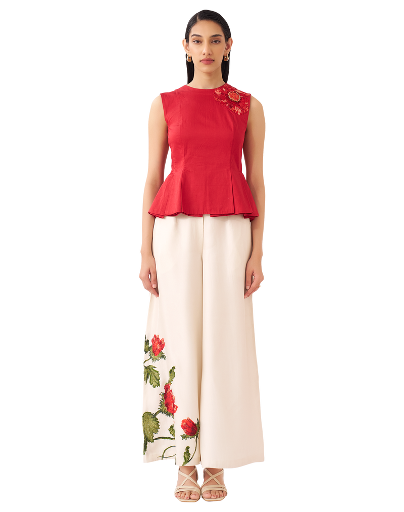 Silk Poppy Co-ord Set
