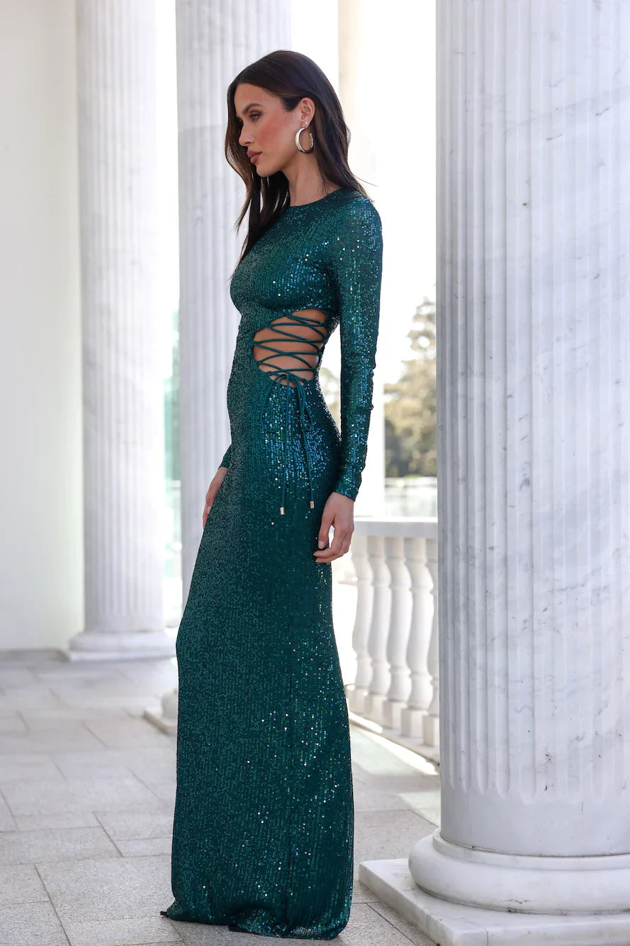 forever sequin maxi dress, image 3