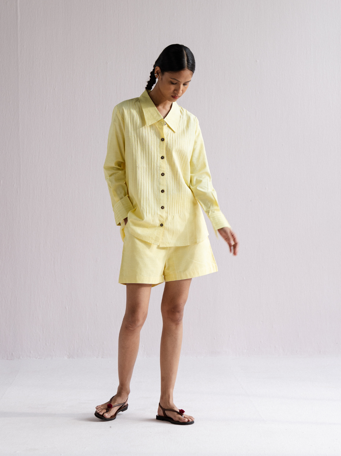 pintuck shirt set — image 1