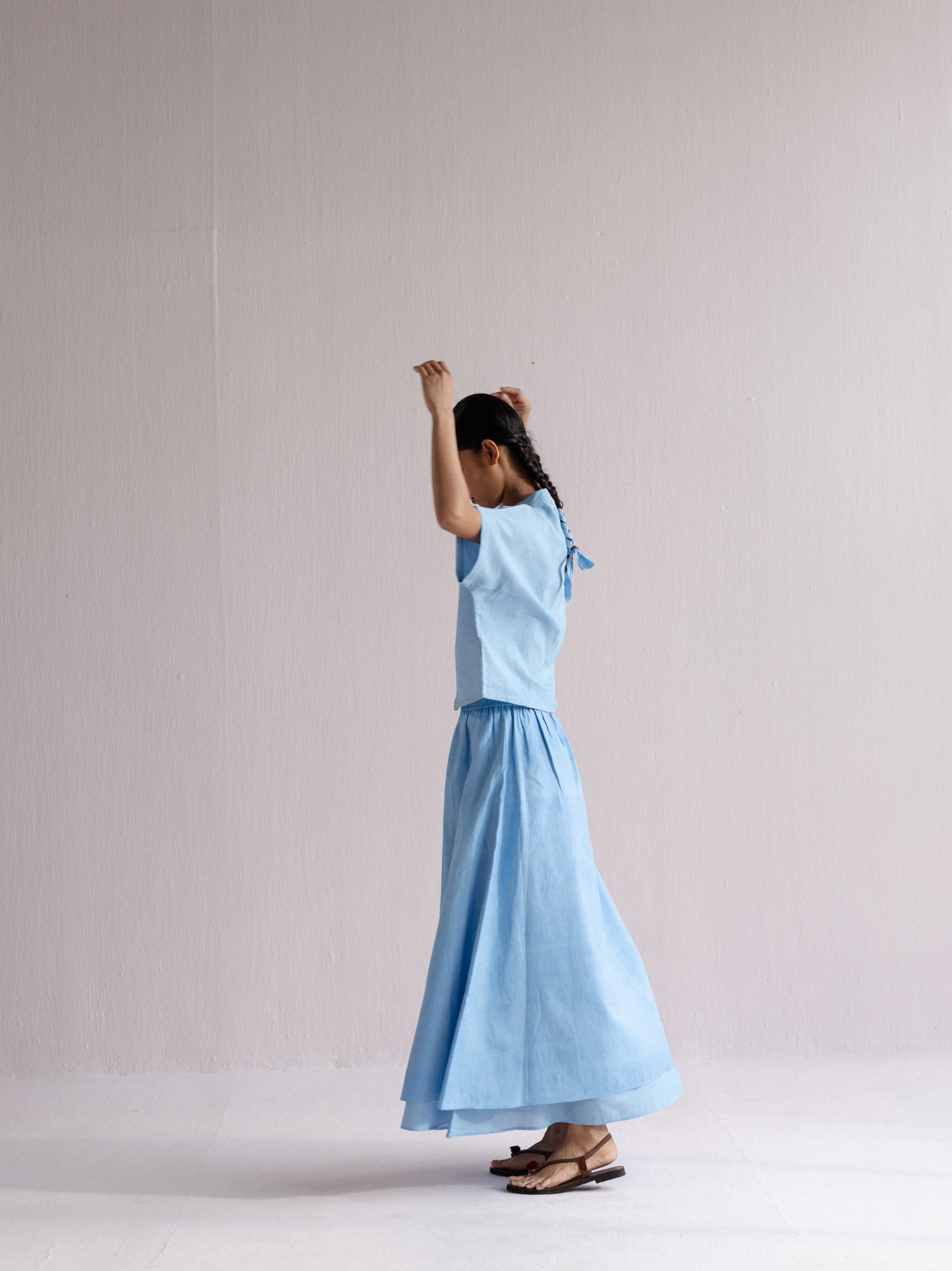 double layer skirt set — image 5