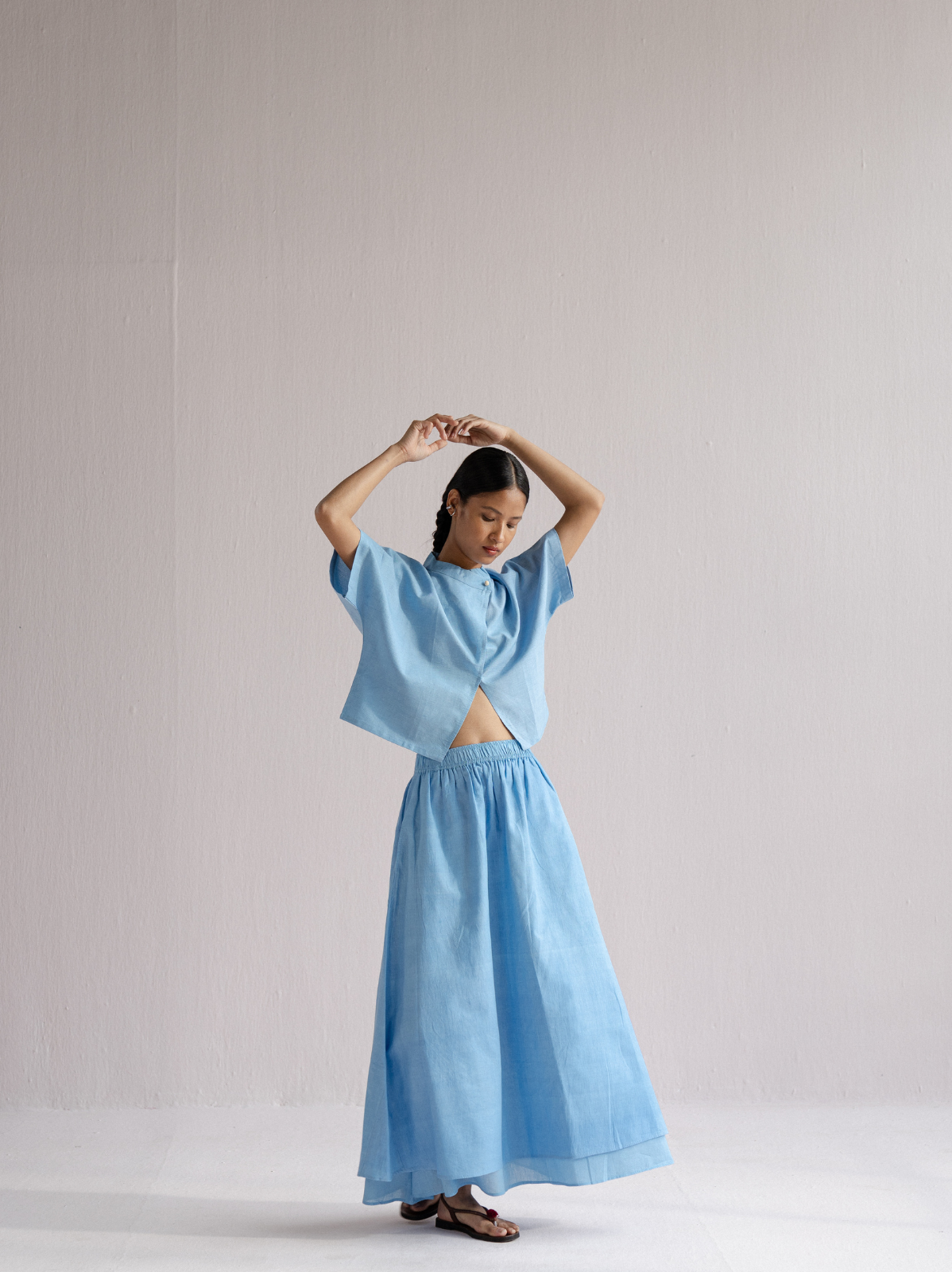 double layer skirt set — image 3