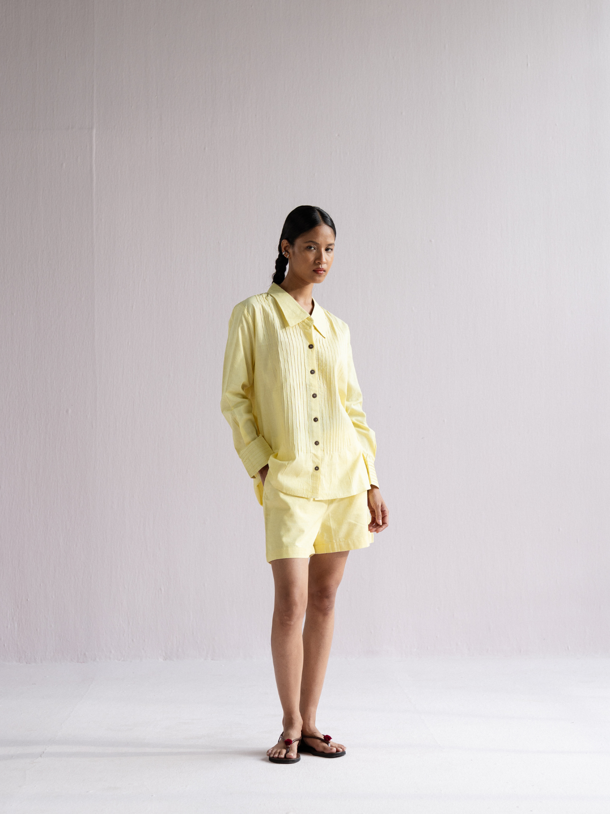 pintuck shirt set — image 5