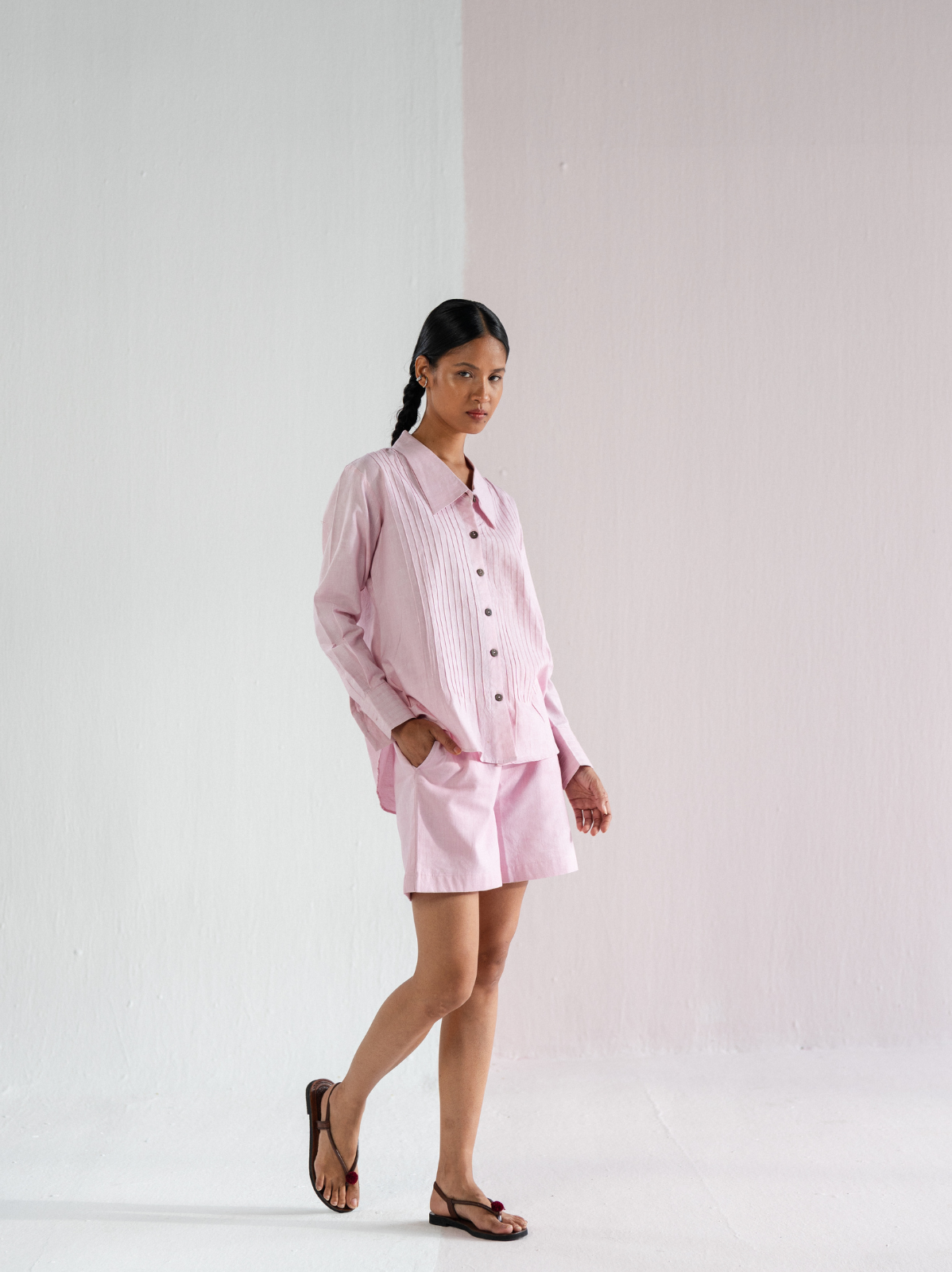 pintuck shirt set — image 8