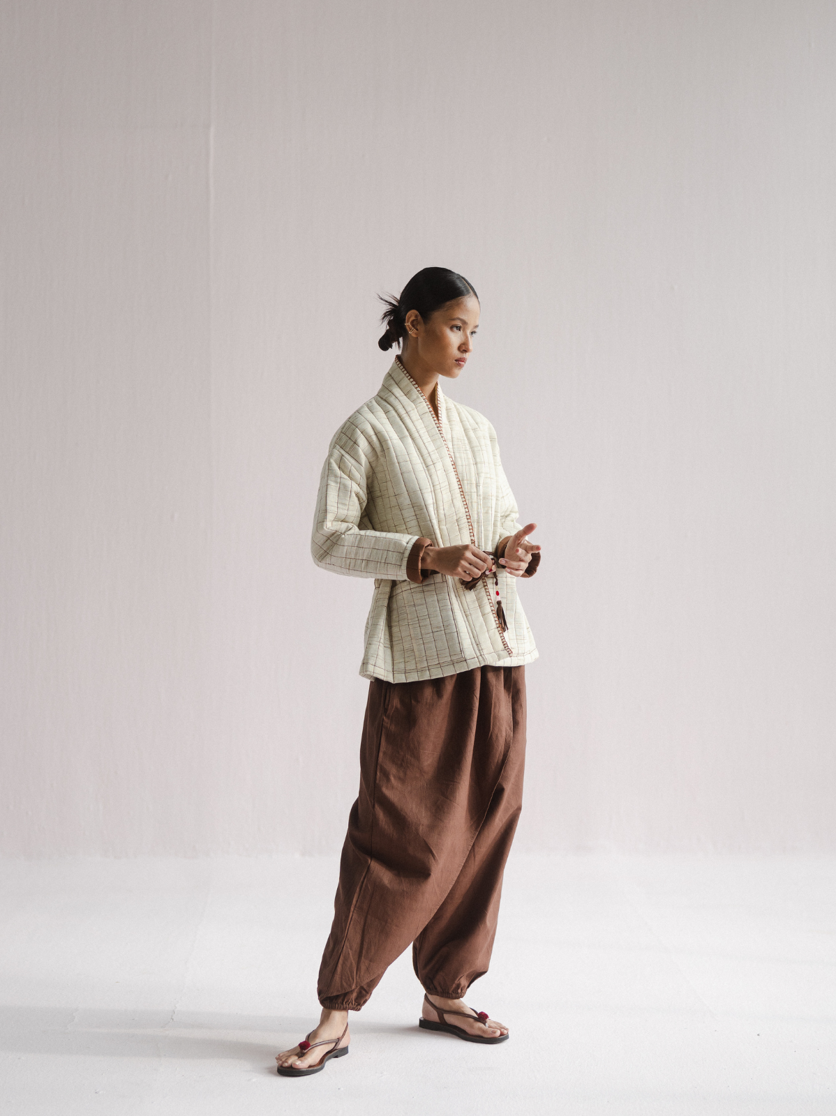 handwoven quilted jacket — image 4