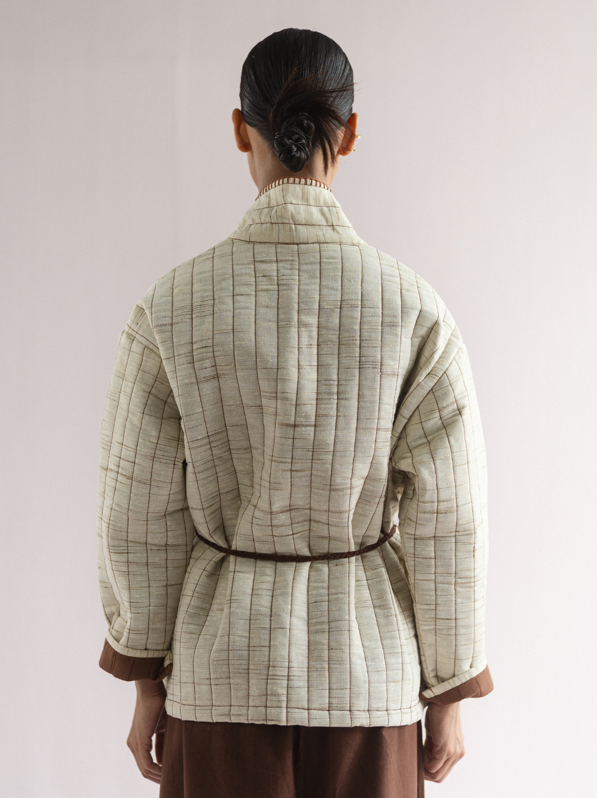 handwoven quilted jacket — image 2