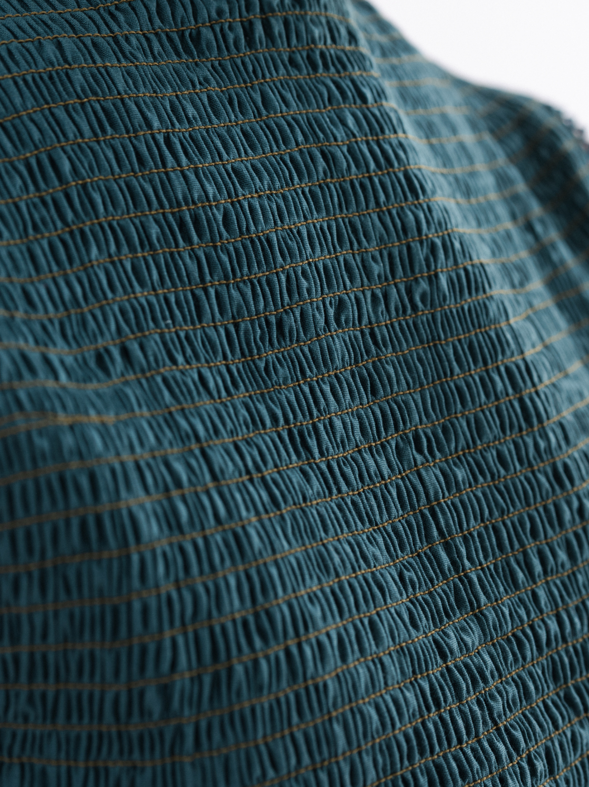 smocked balloon dress — image 9