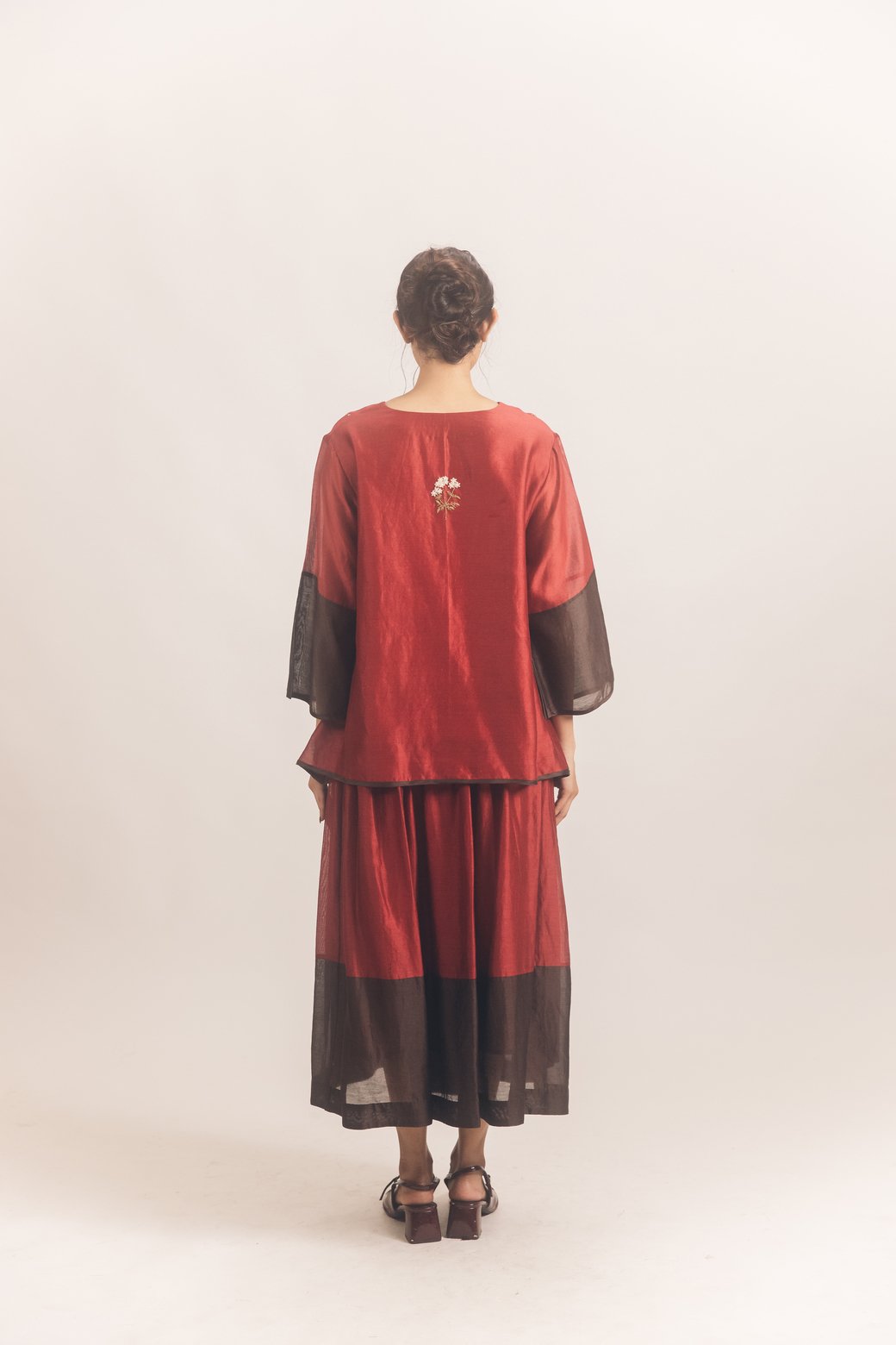 scallop dress checkered, image 3